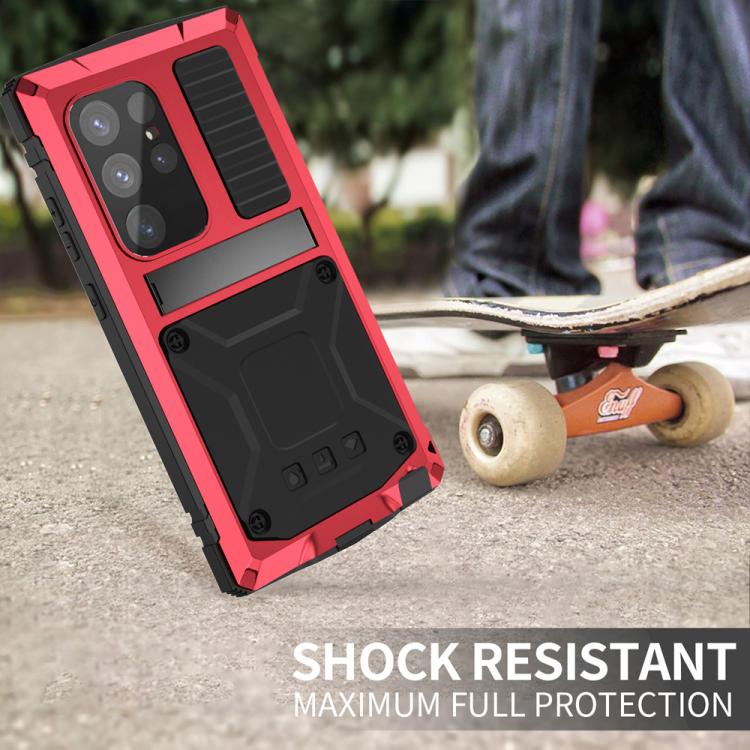 For Samsung Galaxy S25 Ultra 5G R-JUST Life Waterproof Dustproof Shockproof Phone Case(Red) - Galaxy S25 Ultra 5G Cases by R-JUST | Online Shopping UK | buy2fix