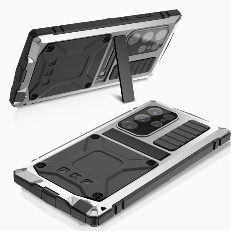 For Samsung Galaxy S25 Ultra 5G R-JUST Life Waterproof Dustproof Shockproof Phone Case(Silver) - Galaxy S25 Ultra 5G Cases by R-JUST | Online Shopping UK | buy2fix