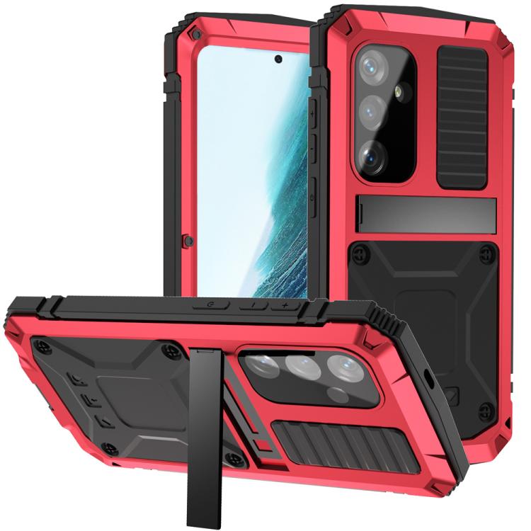 For Samsung Galaxy S25+ 5G R-JUST Life Waterproof Dustproof Shockproof Phone Case(Red) - Galaxy S25+ 5G Cases by R-JUST | Online Shopping UK | buy2fix