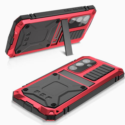 For Samsung Galaxy S25+ 5G R-JUST Life Waterproof Dustproof Shockproof Phone Case(Red) - Galaxy S25+ 5G Cases by R-JUST | Online Shopping UK | buy2fix