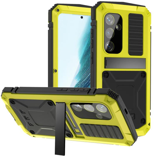 For Samsung Galaxy S25+ 5G R-JUST Life Waterproof Dustproof Shockproof Phone Case(Yellow) - Galaxy S25+ 5G Cases by R-JUST | Online Shopping UK | buy2fix