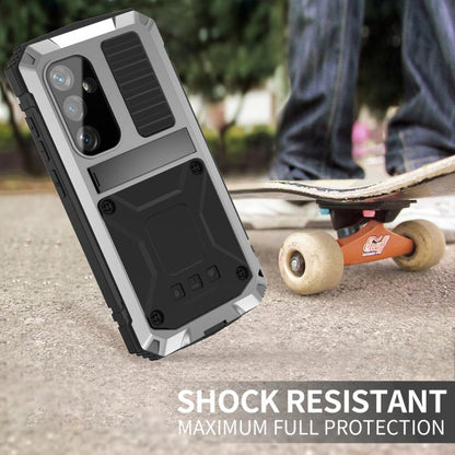 For Samsung Galaxy S25+ 5G R-JUST Life Waterproof Dustproof Shockproof Phone Case(Silver) - Galaxy S25+ 5G Cases by R-JUST | Online Shopping UK | buy2fix