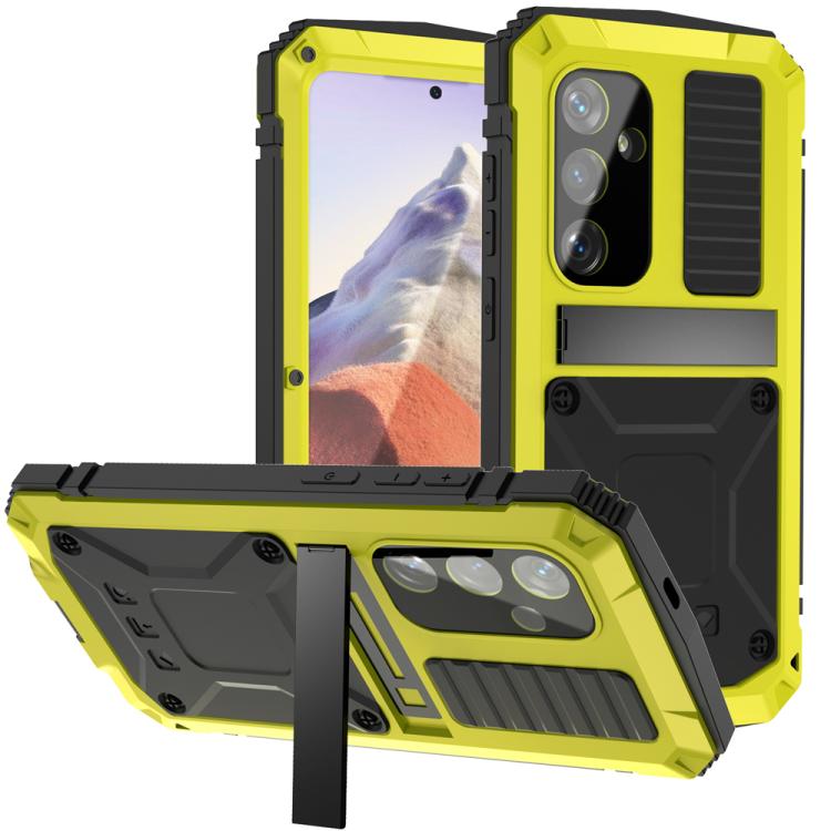 For Samsung Galaxy S25 5G R-JUST Life Waterproof Dustproof Shockproof Phone Case(Yellow) - Galaxy S25 5G Cases by R-JUST | Online Shopping UK | buy2fix
