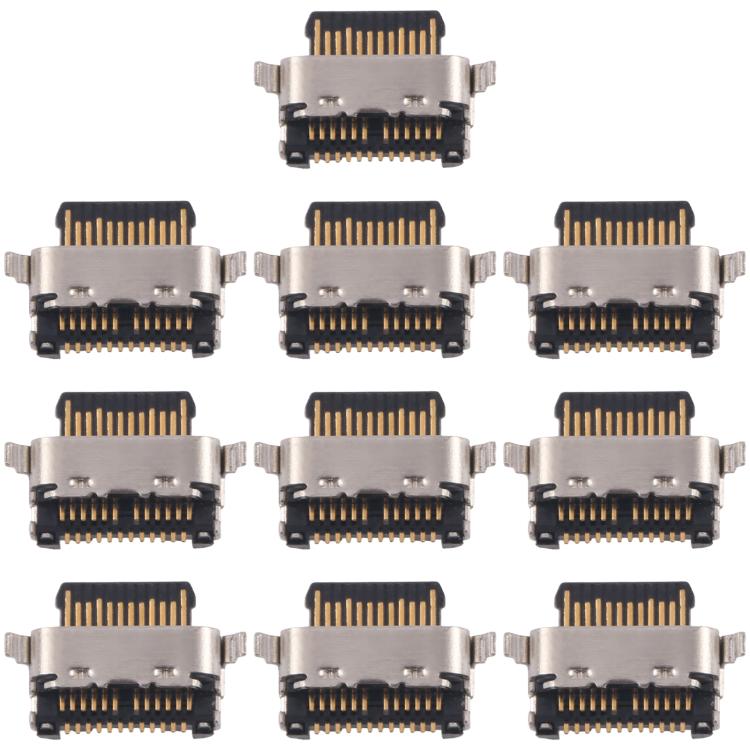 For Infinix Smart 7 India 10pcs Original Charging Port Connector - Single Tail Connector by buy2fix | Online Shopping UK | buy2fix