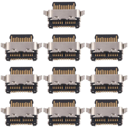 For Infinix Smart 7 India 10pcs Original Charging Port Connector - Single Tail Connector by buy2fix | Online Shopping UK | buy2fix