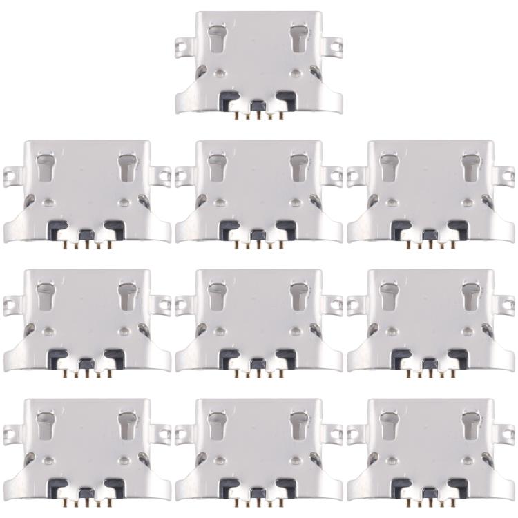 For Infinix Smart 6 Plus X6823 India 10pcs Original Charging Port Connector - Single Tail Connector by buy2fix | Online Shopping UK | buy2fix