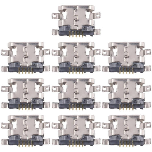 For Tecno Camon 15 CD7 10pcs Original Charging Port Connector - Single Tail Connector by buy2fix | Online Shopping UK | buy2fix
