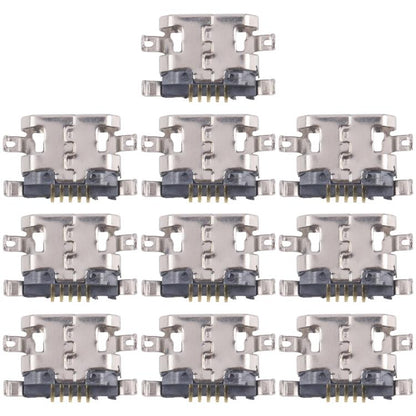 For Tecno Spark 7 KF6 10pcs Original Charging Port Connector - Single Tail Connector by buy2fix | Online Shopping UK | buy2fix