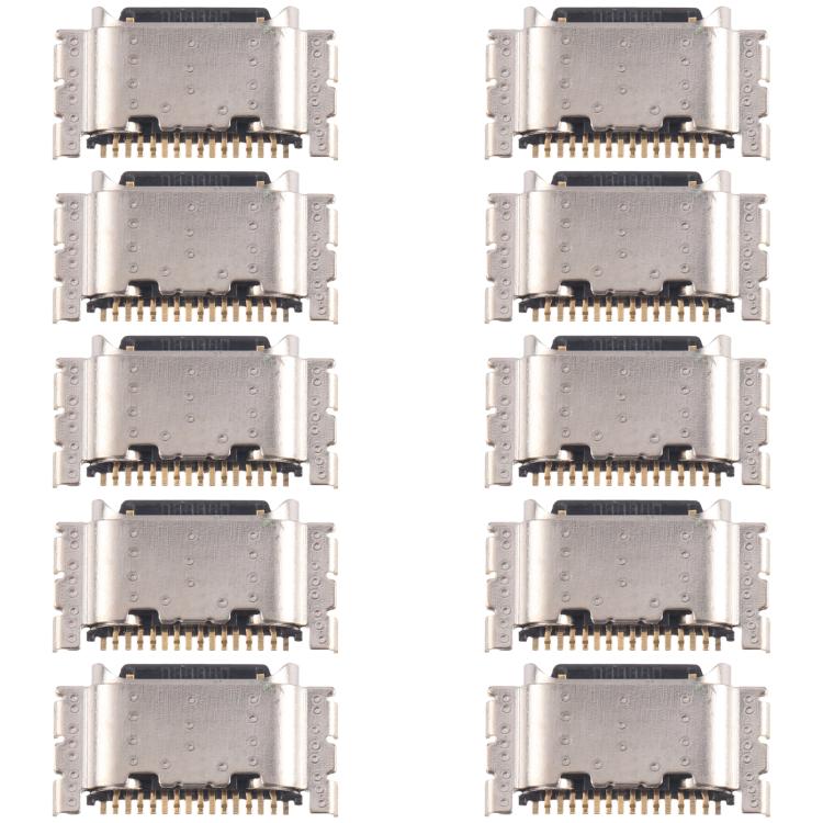 For OPPO A52 4G CPH2061 10pcs Original Charging Port Connector - Single Tail Connector by buy2fix | Online Shopping UK | buy2fix