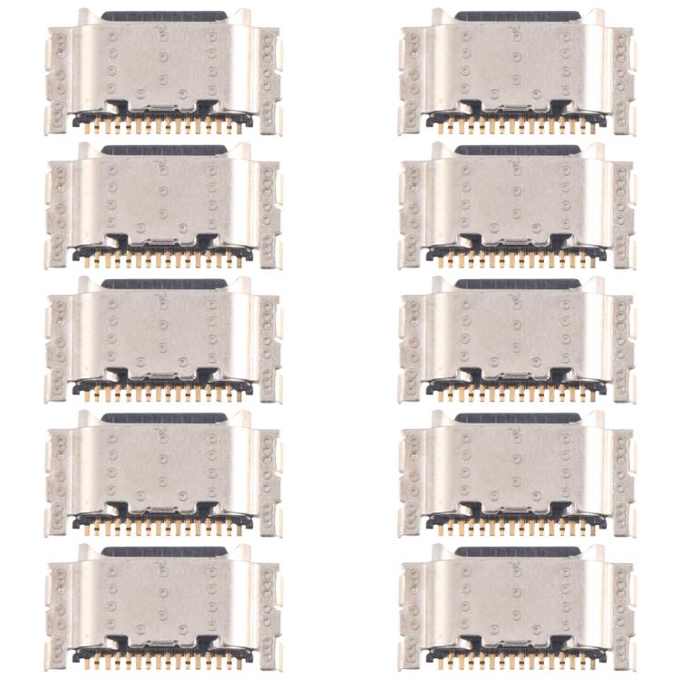 For OPPO Reno5 K 10pcs Original Charging Port Connector - Single Tail Connector by buy2fix | Online Shopping UK | buy2fix