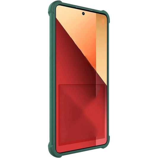 For Xiaomi Poco M6 Pro/Redmi Note13 Pro 4G Global imak Shockproof Airbag TPU Phone Case(Matte Green) by imak