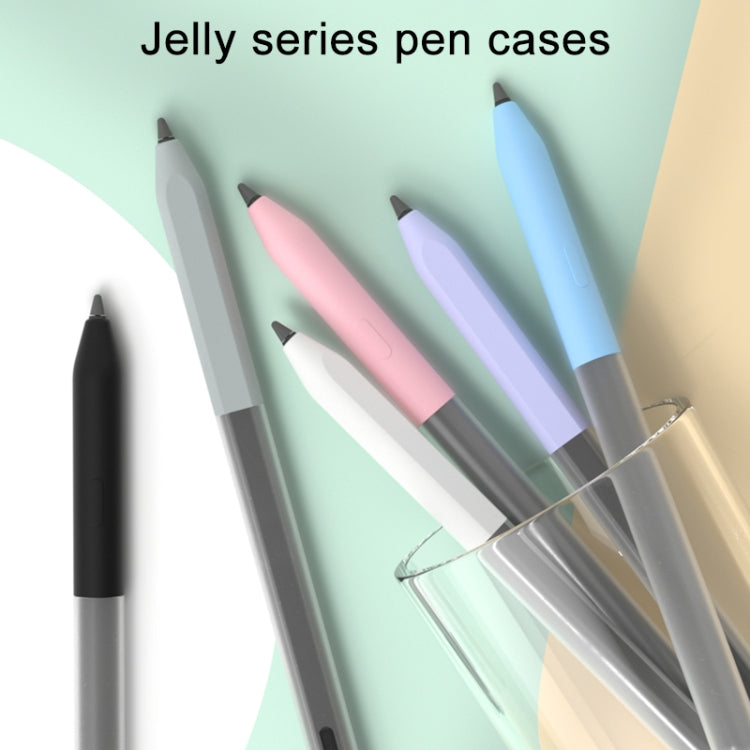 For Lenovo Xiaoxin Stylus Pen 2 Stylus Jelly Silicone Protective Cover(Grey) - Pencil Accessories by buy2fix | Online Shopping UK | buy2fix