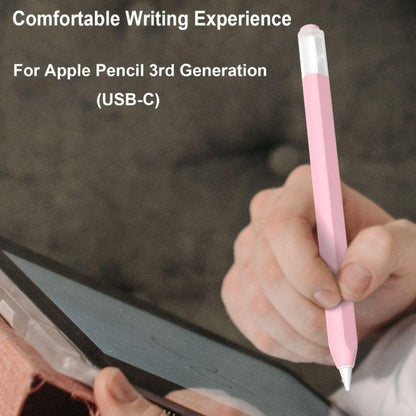 For Apple Pencil (USB-C) Jelly Silicone Stylus Pen Protective Cover(Dark Green) - Pencil Accessories by buy2fix | Online Shopping UK | buy2fix