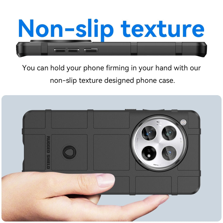 For OnePlus 12 Full Coverage Shockproof TPU Phone Case(Black) by buy2fix