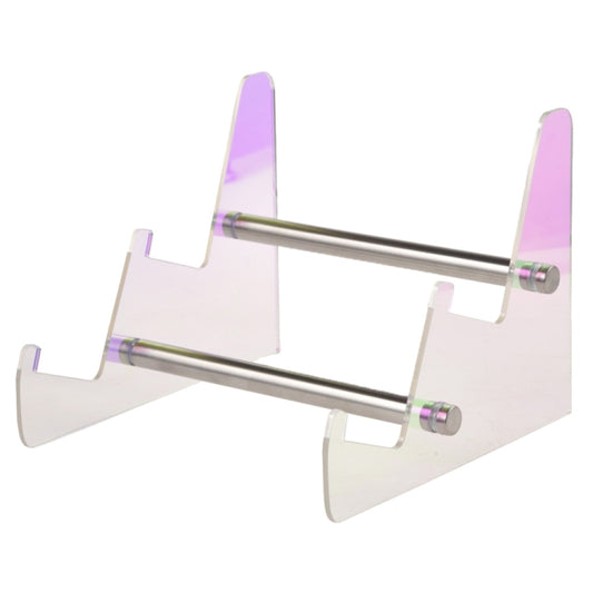 Acrylic Colorful Keyboard Storage Display Stand, Style:Dual Layer by buy2fix