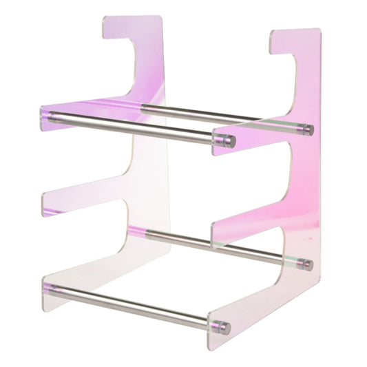 Acrylic Colorful Keyboard Storage Display Stand, Style:Three Layer by buy2fix