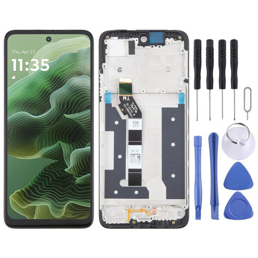For Motorola Moto G35 OEM LCD Screen Digitizer Full Assembly with Frame - LCD Screen by buy2fix | Online Shopping UK | buy2fix