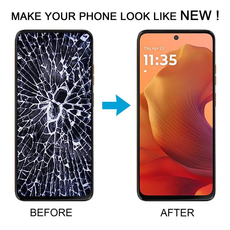 For Motorola Moto G15 OEM LCD Screen Digitizer Full Assembly with Frame - LCD Screen by buy2fix | Online Shopping UK | buy2fix