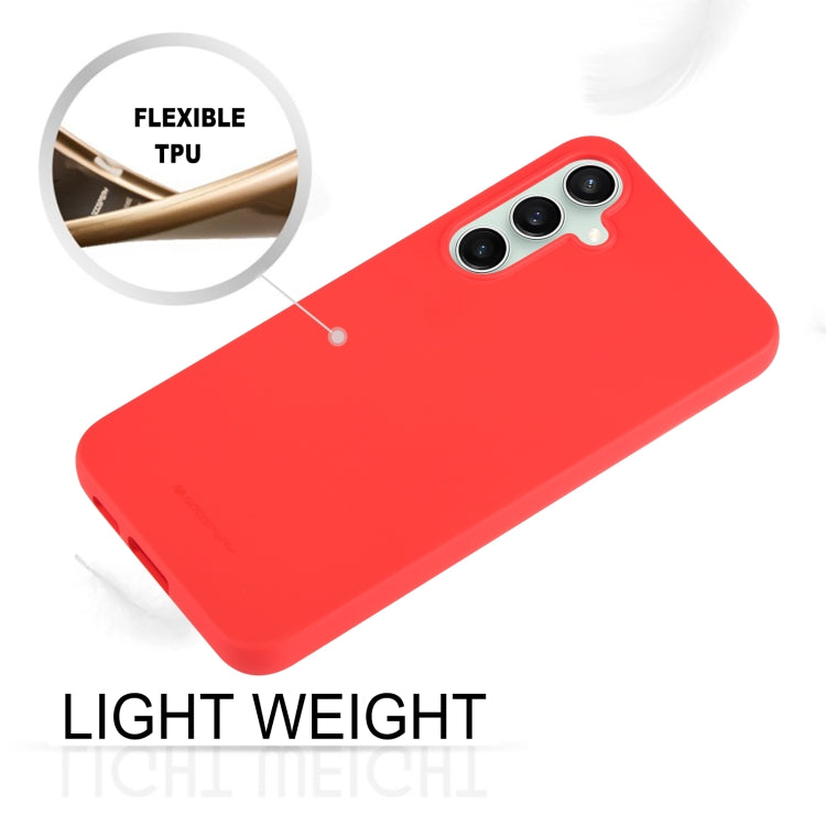 For Samsung Galaxy S23 FE 5G GOOSPERY SOFT FEELING Liquid TPU Soft Phone Case(Red) - Galaxy S23 FE 5G Cases by GOOSPERY | Online Shopping UK | buy2fix