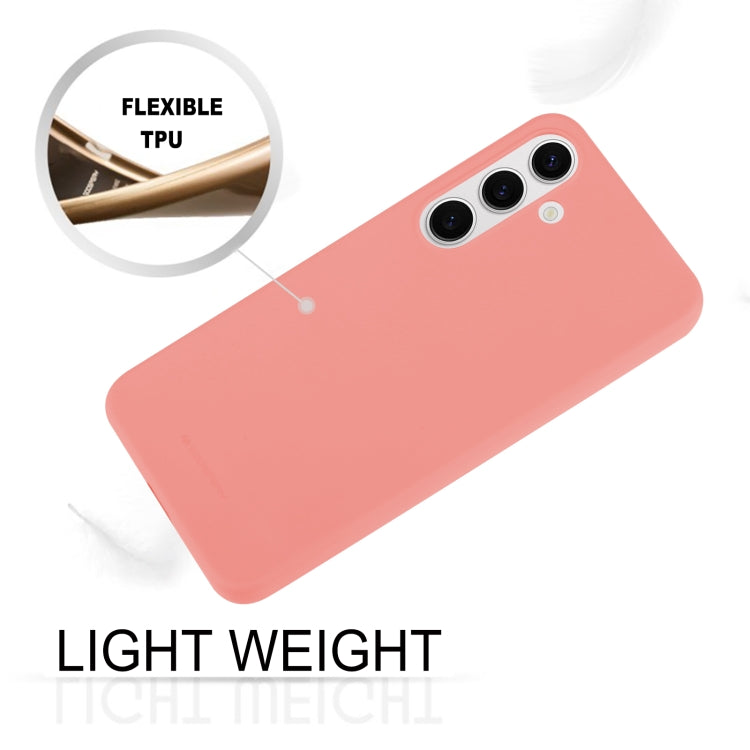 For Samsung Galaxy S24 5G GOOSPERY SOFT FEELING Liquid TPU Soft Phone Case(Pink) - Galaxy S24 5G Cases by GOOSPERY | Online Shopping UK | buy2fix