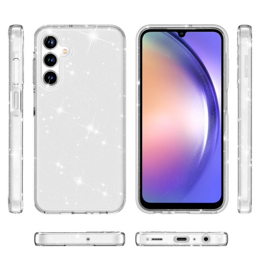 For Samsung Galaxy A55 5G Terminator Style Shockproof Phone Case(White) by buy2fix