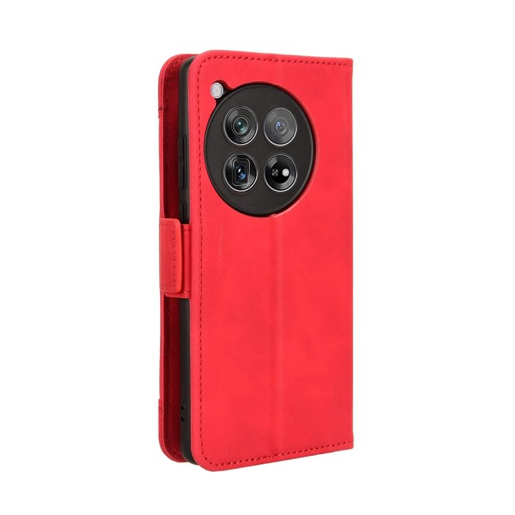 For OnePlus 12 Skin Feel Calf Texture Card Slots Leather Phone Case(Red) by buy2fix