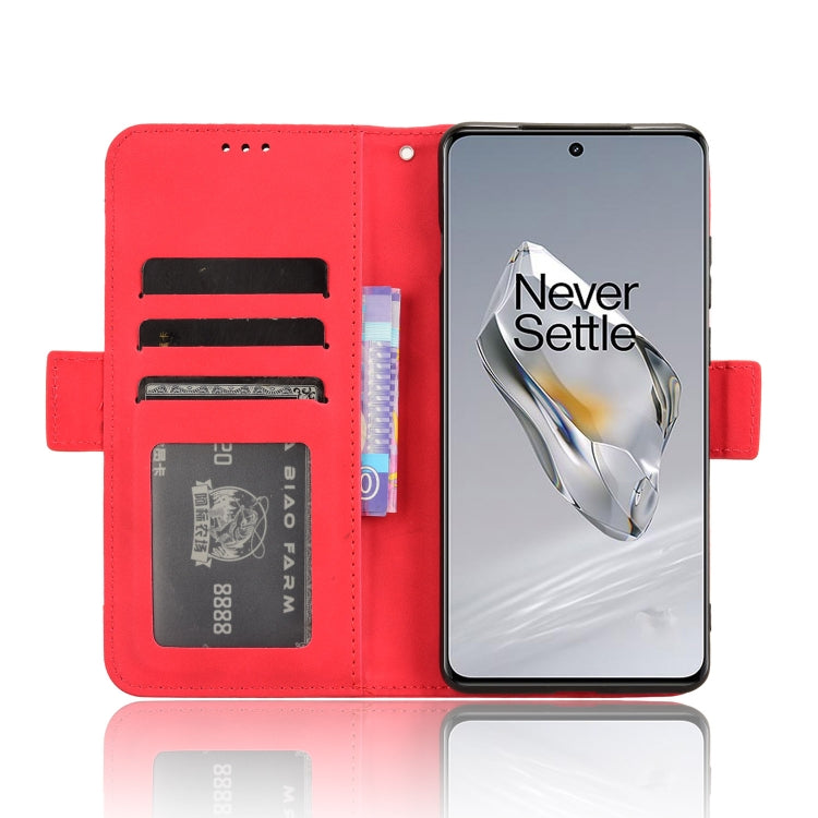 For OnePlus 12 Skin Feel Calf Texture Card Slots Leather Phone Case(Red) by buy2fix