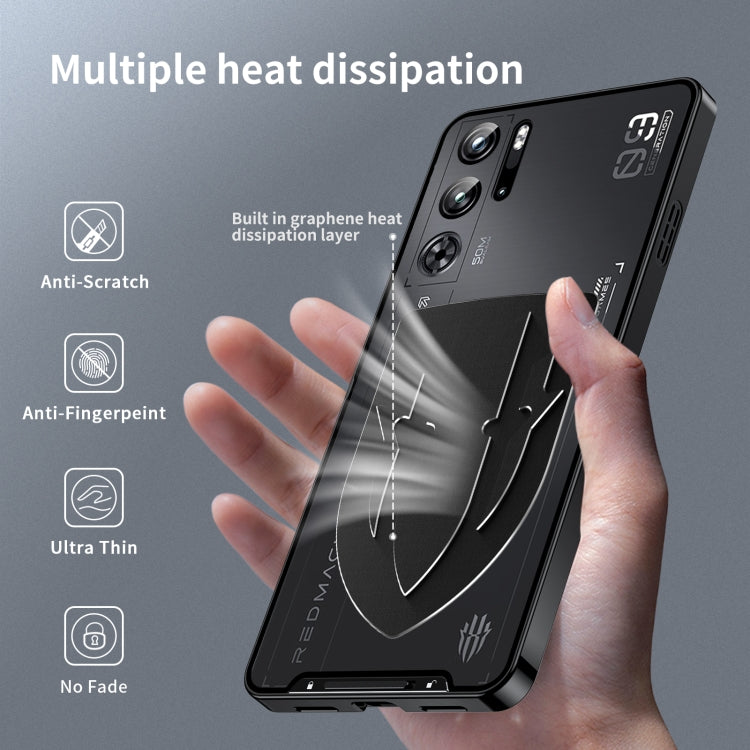 For ZTE nubia Red Magic 9 Pro Metal Cooling Phone Case(Black) - ZTE Cases by buy2fix | Online Shopping UK | buy2fix