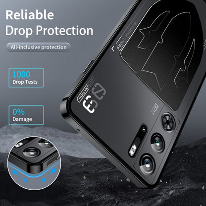 For ZTE nubia Red Magic 9 Pro Metal Cooling Phone Case(Black) - ZTE Cases by buy2fix | Online Shopping UK | buy2fix