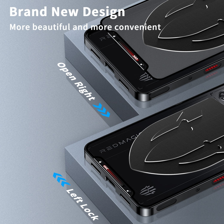 For ZTE nubia Red Magic 9 Pro Metal Cooling Phone Case(Black) - ZTE Cases by buy2fix | Online Shopping UK | buy2fix