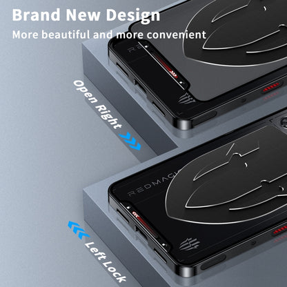 For ZTE nubia Red Magic 9 Pro Metal Cooling Phone Case(Black) - ZTE Cases by buy2fix | Online Shopping UK | buy2fix