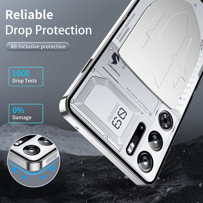 For ZTE nubia Red Magic 9 Pro Metal Cooling Phone Case(Silver) - ZTE Cases by buy2fix | Online Shopping UK | buy2fix