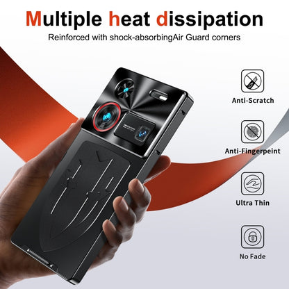 For ZTE nubia Z60 Ultra Leading Metal Cooling Phone Case(Black) - ZTE Cases by buy2fix | Online Shopping UK | buy2fix