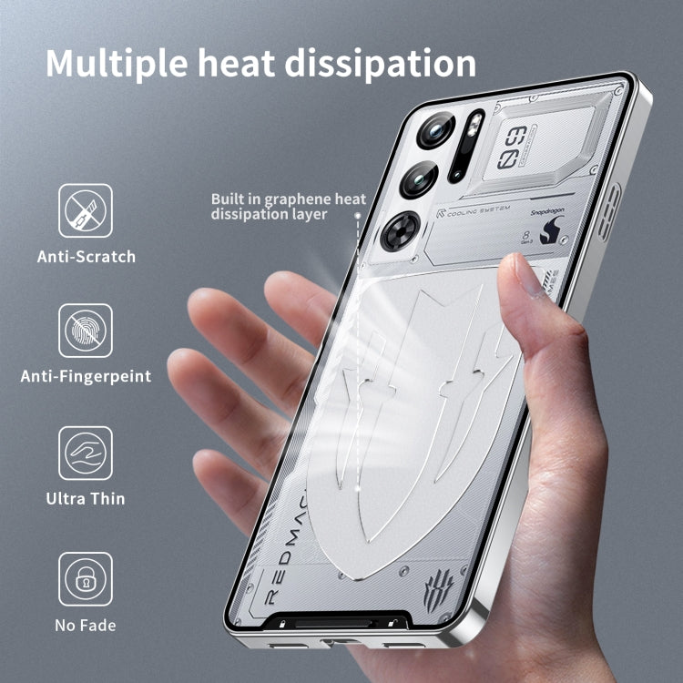 For ZTE nubia Red Magic 9S Pro Metal Cooling Phone Case(Silver) - ZTE Cases by buy2fix | Online Shopping UK | buy2fix