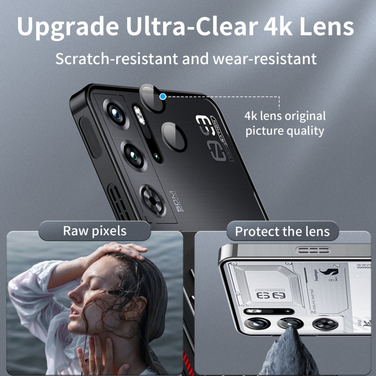 For ZTE nubia Red Magic 10 Pro / 10 Pro+ Metal Cooling Phone Case(Black) - ZTE Cases by buy2fix | Online Shopping UK | buy2fix