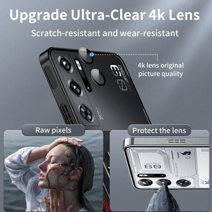 For ZTE nubia Red Magic 10 Pro / 10 Pro+ Metal Cooling Phone Case(Black) - ZTE Cases by buy2fix | Online Shopping UK | buy2fix