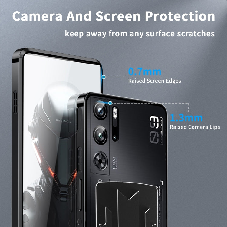 For ZTE nubia Red Magic 10 Pro / 10 Pro+ Metal Cooling Phone Case(Black) - ZTE Cases by buy2fix | Online Shopping UK | buy2fix