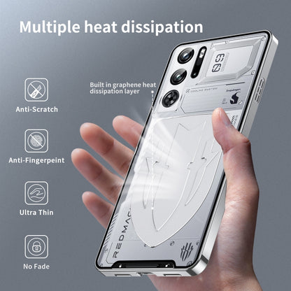 For ZTE nubia Red Magic 10 Pro / 10 Pro+ Metal Cooling Phone Case(Silver) - ZTE Cases by buy2fix | Online Shopping UK | buy2fix