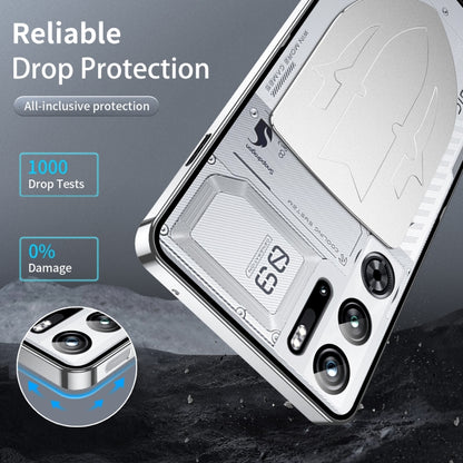 For ZTE nubia Red Magic 10 Pro / 10 Pro+ Metal Cooling Phone Case(Silver) - ZTE Cases by buy2fix | Online Shopping UK | buy2fix