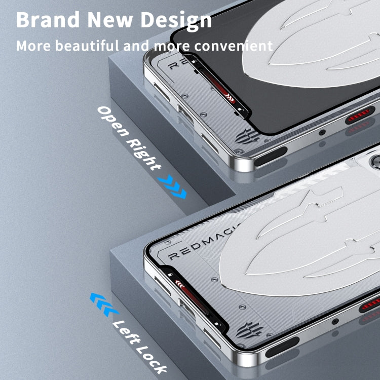 For ZTE nubia Red Magic 10 Pro / 10 Pro+ Metal Cooling Phone Case(Silver) - ZTE Cases by buy2fix | Online Shopping UK | buy2fix