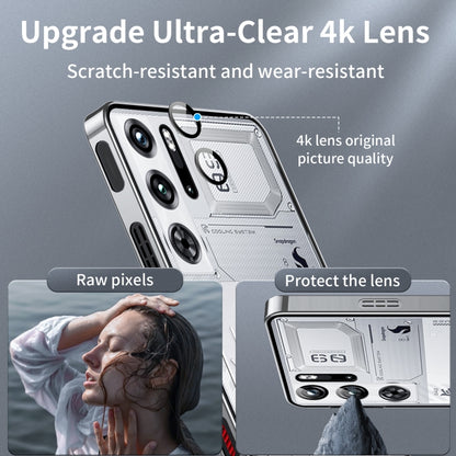 For ZTE nubia Red Magic 10 Pro / 10 Pro+ Metal Cooling Phone Case(Silver) - ZTE Cases by buy2fix | Online Shopping UK | buy2fix