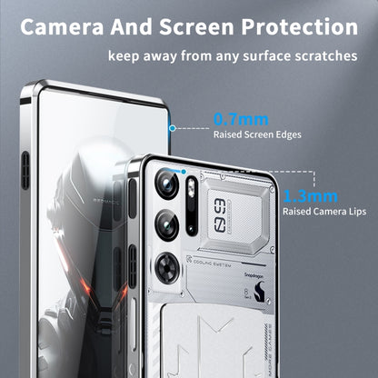 For ZTE nubia Red Magic 10 Pro / 10 Pro+ Metal Cooling Phone Case(Silver) - ZTE Cases by buy2fix | Online Shopping UK | buy2fix