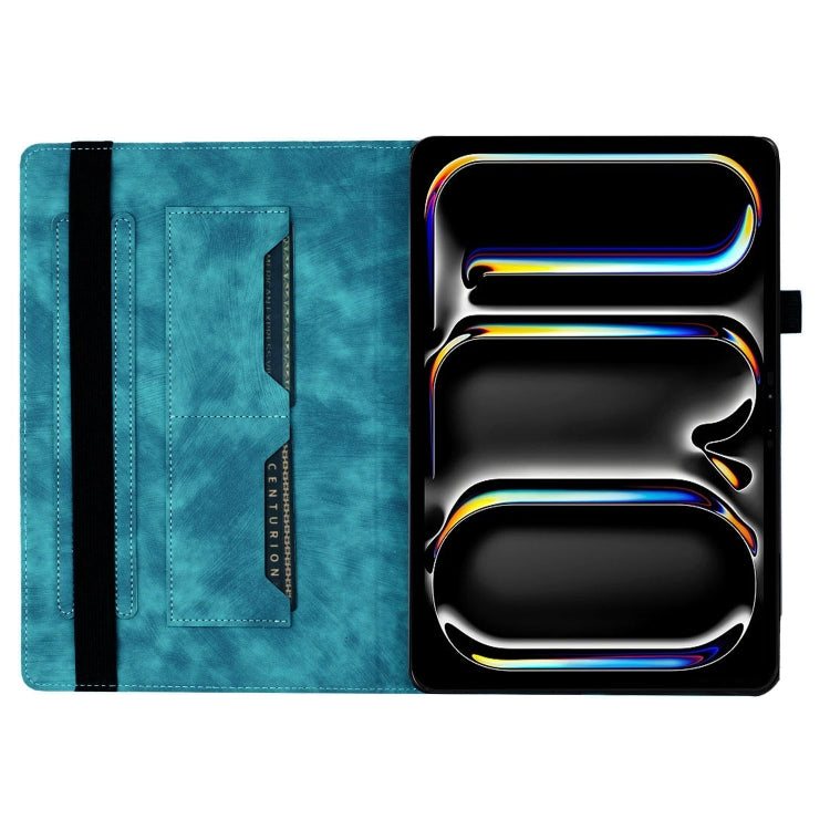 For iPad Pro 11 2025 / 2024 Butterfly Cat Embossing Leather Tablet Case(Sky Blue) by buy2fix