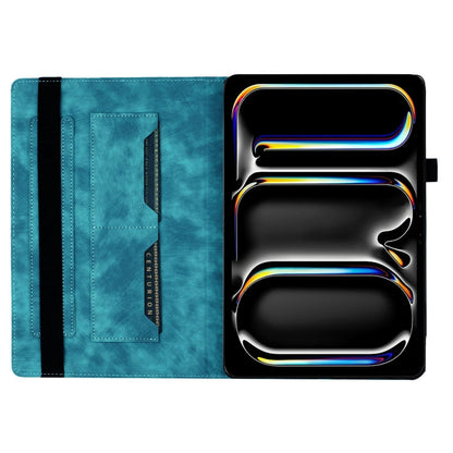 For iPad Pro 11 2025 / 2024 Butterfly Cat Embossing Leather Tablet Case(Sky Blue) by buy2fix