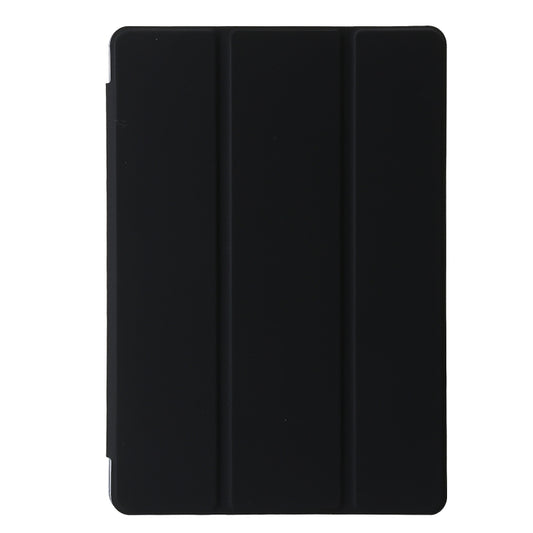 For Lenovo Tab M11 /Xiaoxin Pad 11 2024 Clear Acrylic 3-Fold Leather Tablet Case(Black) by buy2fix