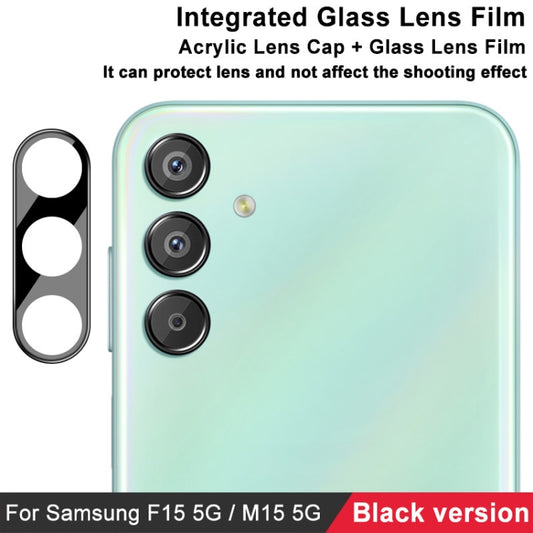 For Samsung Galaxy F15 5G / M15 5G imak High Definition Integrated Glass Lens Film Black Version by imak