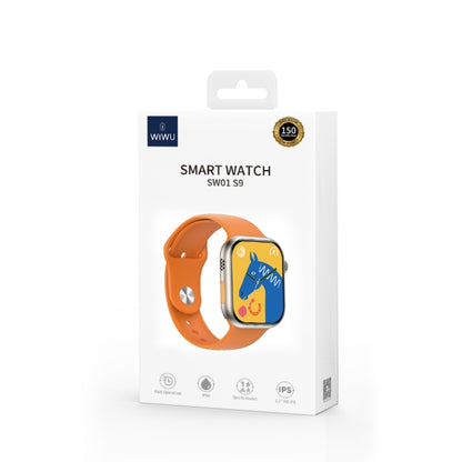 WIWU SW01 S9 2.1 inch IPS Screen IP68 Waterproof Bluetooth Smart Watch(Gold) - Smart Watches by WIWU | Online Shopping UK | buy2fix