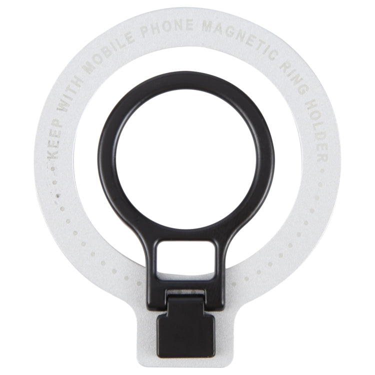 CPS-050 Adhesive MagSafe Magnetic Ring Phone Ring Holder(Silver) by buy2fix