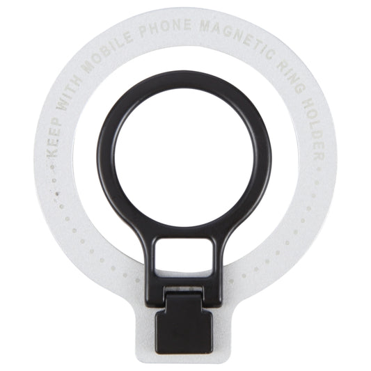 CPS-050 Adhesive MagSafe Magnetic Ring Phone Ring Holder(Silver) by buy2fix