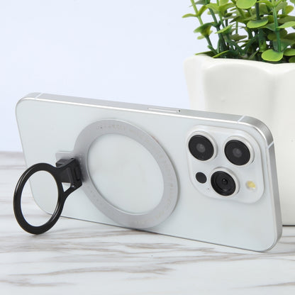 CPS-050 Adhesive MagSafe Magnetic Ring Phone Ring Holder(Silver) by buy2fix